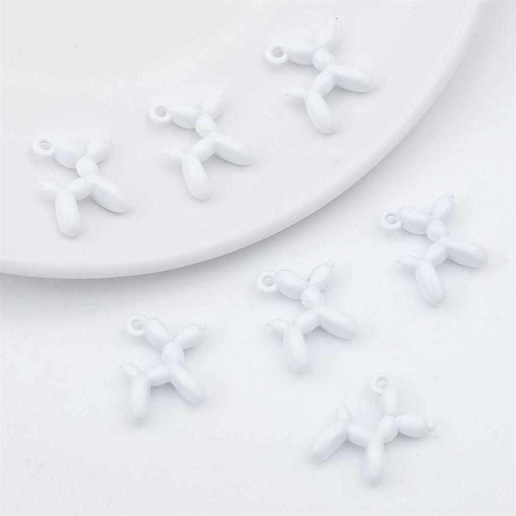 4-10Pcs Alloy Drop Oil Enamel Charms Multicolor Puppy Dog Pendant For Jewelry Making DIY Necklace Bracelet Earrings Crafts Findings