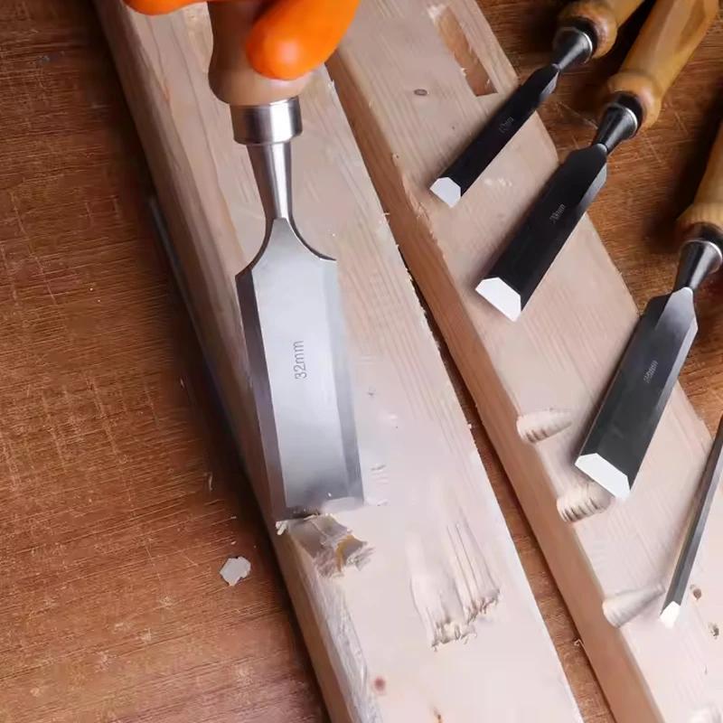 8-24MM Wood Carving Chisels Set Professional for Woodworking with Ergonomic Wood Carving Tools DIY Auxiliary Tools