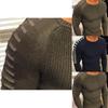 Premium Quality Fashion Men O-neck Knitting Sweater Long Sleeve Slim Fit Pullover Top