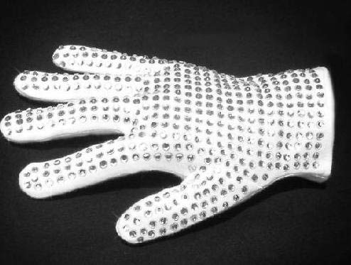 [fun costumes] Michael Jackson Michael Jackson Jacket and Gloves Costume, Fancy Dress, Stage Performance Outfit (S)
