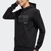 adidas Men's Black Gradient Logo Graphic Hoodie EI4459