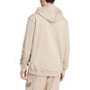 Adidas Originals Trefoil Hoodie FW24 Outline Series Fashion Comfortable Soft Hooded Sweatshirt Men Hoodies Beige JJ1505