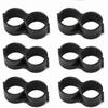 100Pcs for 16 Mm OD Tubing Drip Tubing End Closure Black Irrigation Tube End Fitting Patio Watering