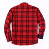American Size Men's Shirt Long Sleeve Autumn Winter Warm Plus Fleece Thickened Plaid Large Size Fashion Free Iron