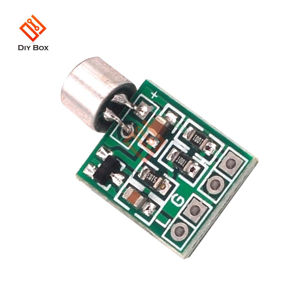 1/2/3/5 Stück Mini-Mikrofon Audio-Verstärker Modul Lautsprecher Leiterplatte DC 2,5-9V 14x12mm Mikrofon Zubehör