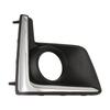 Fog Lamp Foglight Bezel Frame Cover Front Fog Light Cap Hood Lid For Subaru XV Crosstrek 2016 2017 Car Chrome Trim