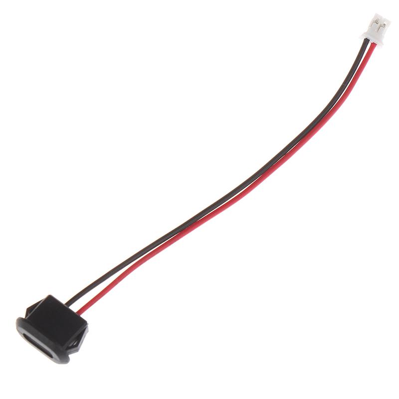 1pcs 2Pin USB-C Type Waterproof USB Contor Direct Compression Female Base Socket Charging Interface With Welding Wire