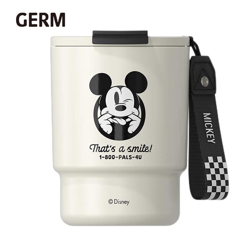 Germ Disney Mickey Insulated Coffee Tumbler with Straw, 360ML