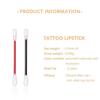 Set di labbra per tatuaggio con tampone di cotone antiaderente creativo e macchie di labbra per impermeabili E7V4
