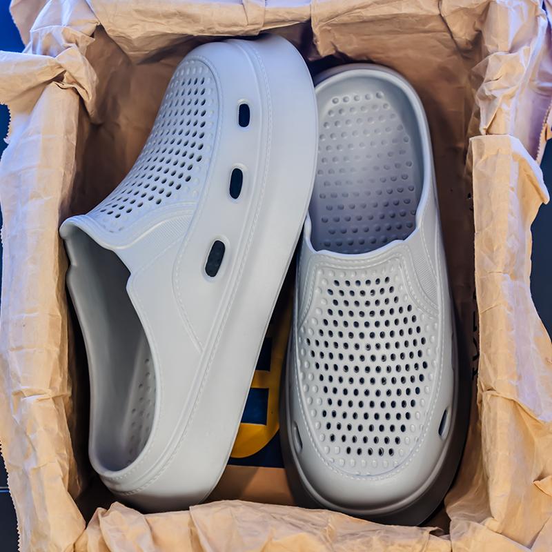 Summer Men Trend Slippers Platform Sandals Men and Women Outdoor Home Wear Comfort  Non-slip Shoes Eva Leisure Men's Slippers