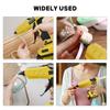 Cordless Glue Gun for Dewalt 20V Battery with Cable & 10Pcs Sticks LCD Digital Display Dual Power Supply Hot Gun Kit(No Battery)