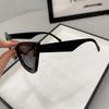 Non-polarized Big Frame Vintage Cat Eye Sunglasses Women Men Luxury Brand Sun Glasses Eye Glasses Goggle Square Male Female Sunglasses