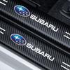 For Subaru WRX Forester Outback Crosstrek Legacy Impreza 1/4/5/8/9Pcs Car K Door Sill Scuff Plate Decor CarbonFiber Sticker