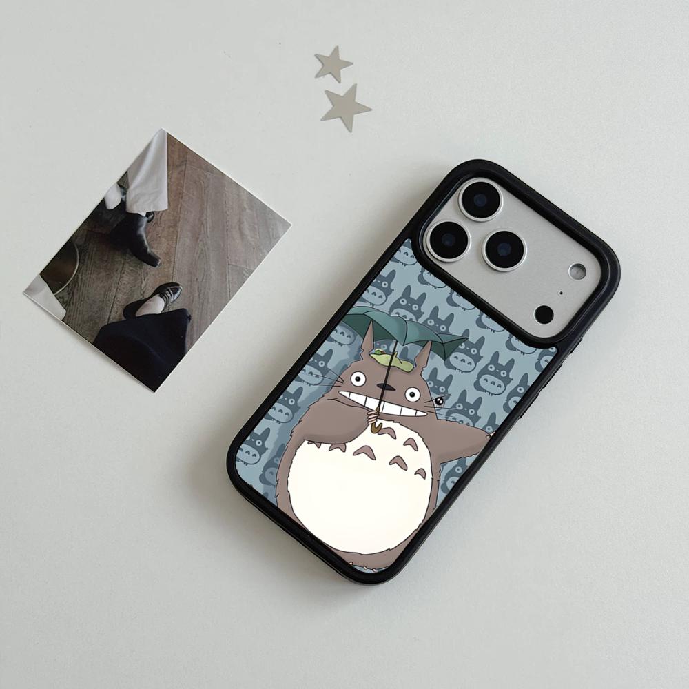 T-Totoro C-Cute Anime Phone Case For IPhone 17 Air 16 15 14 Plus 13 12 11 Pro Max Dual Tone Hard PC Fashion Protective Cover