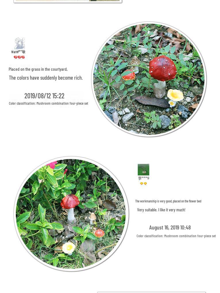Outdoor Garden Ornaments: Simulated Mushroom Bonsai Decorations for Courtyard Landscaping
