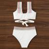 European & American High-End Sexy Tie-Up Bikini Swimsuit for Women