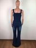 Women's European & American Fashion Casual Sexy Denim Wide-Leg Overalls