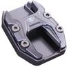KeiSquare Side Stand Plate for Honda, PCX Sideboard Side Step Stand Plate Sideboard Aluminum Anti-Tip Safety Kickstand Plate (Titanium)