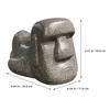 Retro Moai Tissue Box Holder Creative Napkin Dispenser For Home Office Bedroom Living Room Decorative Storage Case