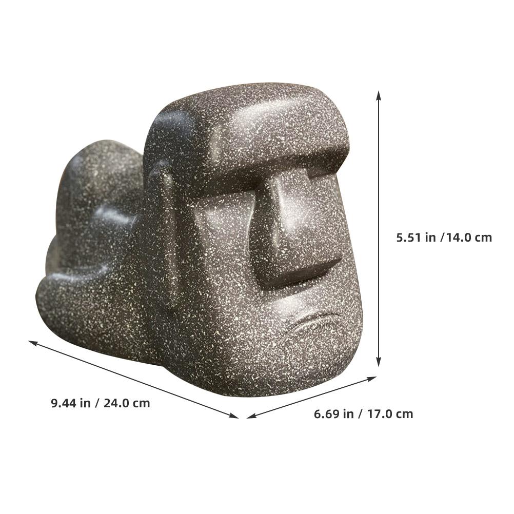 Retro Moai Tissue Box Holder Creative Napkin Dispenser For Home Office Bedroom Living Room Decorative Storage Case