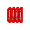 4PCS Car Door Safety Warning Reflective Mark 3D Sticker Car Accessories For Nissan Nismo Qashqai J11 J10 Juke X Trail T32 Tiida Teana Skyl