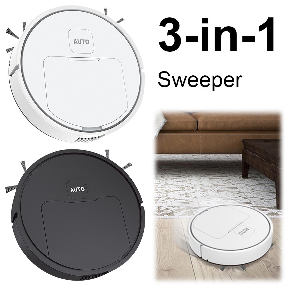 3-in-1 Automatic Cleaning Sweeping Machine Intelligent Robot Vacuum Cleaner Strong Suction Sweep Mop for Pet Hair Hard Floor