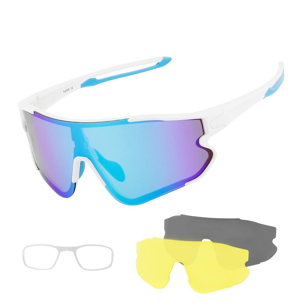 Outdoor Cycling Glasses, Cycling, Running and Mountaineering, anti-UV, Men's and Women's Myopia Goggles, Windshields