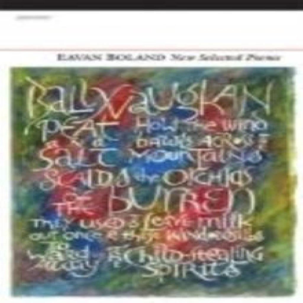New Selected Poems by Eavan Boland Paperback Book 9781847772411