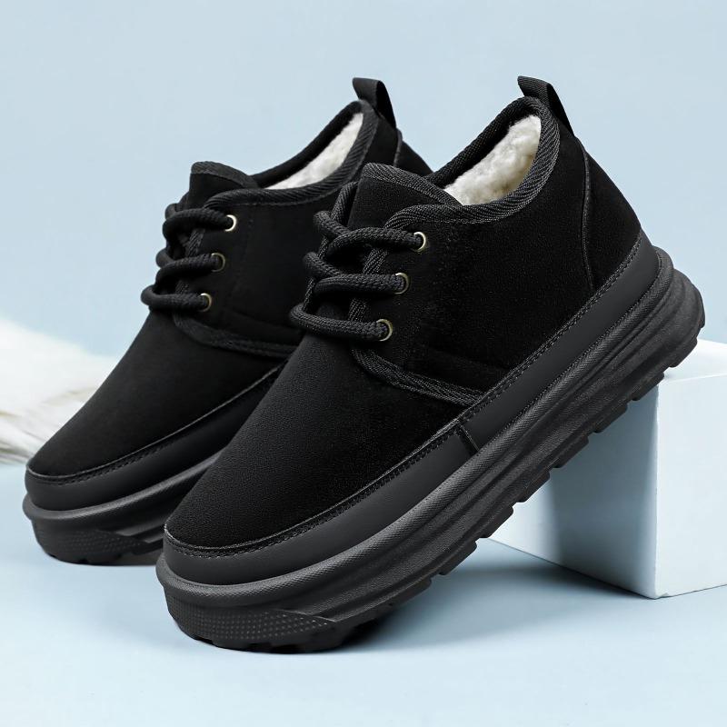 Cotton shoes men's winter piled thickened cotton boots high-top comfortable men's boots thick-soled Martin boots outdoor warm boots