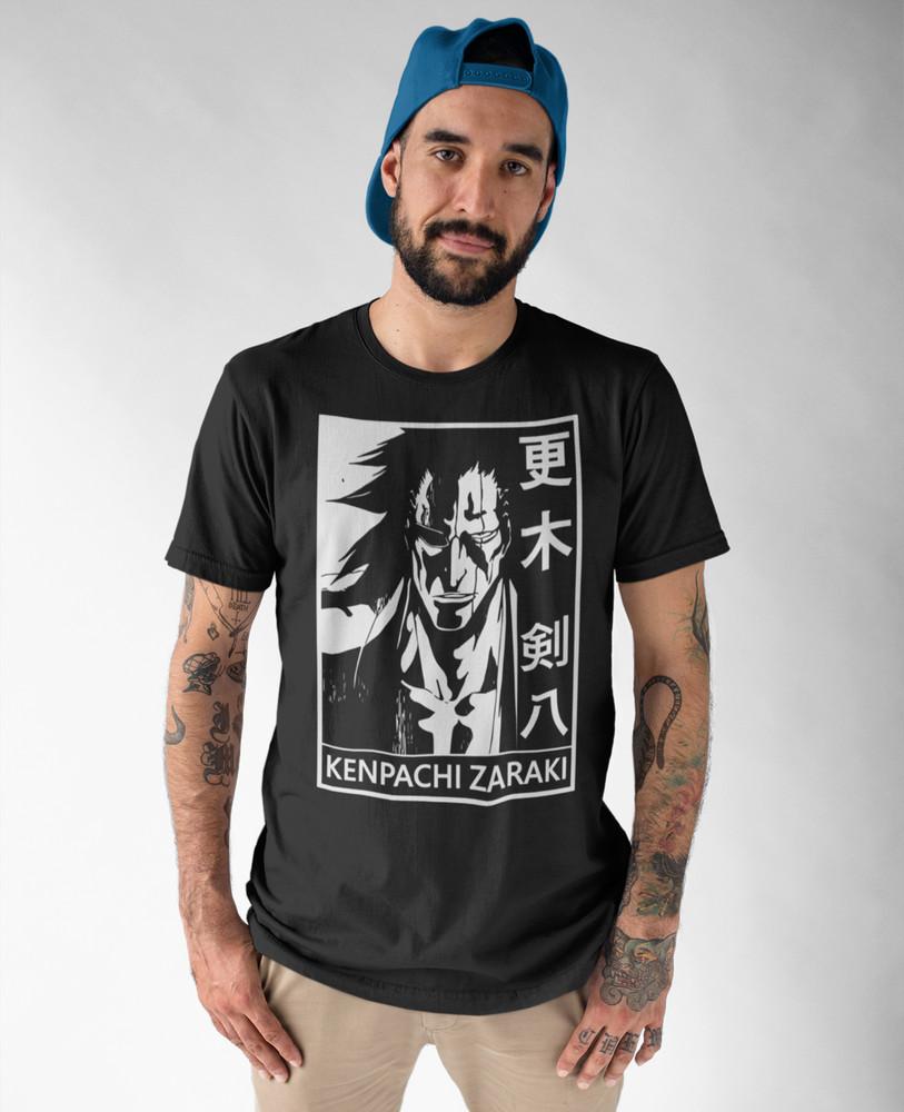 

BLEACH Kenpachi Zaraki Japanese Anime Manga new 2022 black T-Shirt S to 5XL S