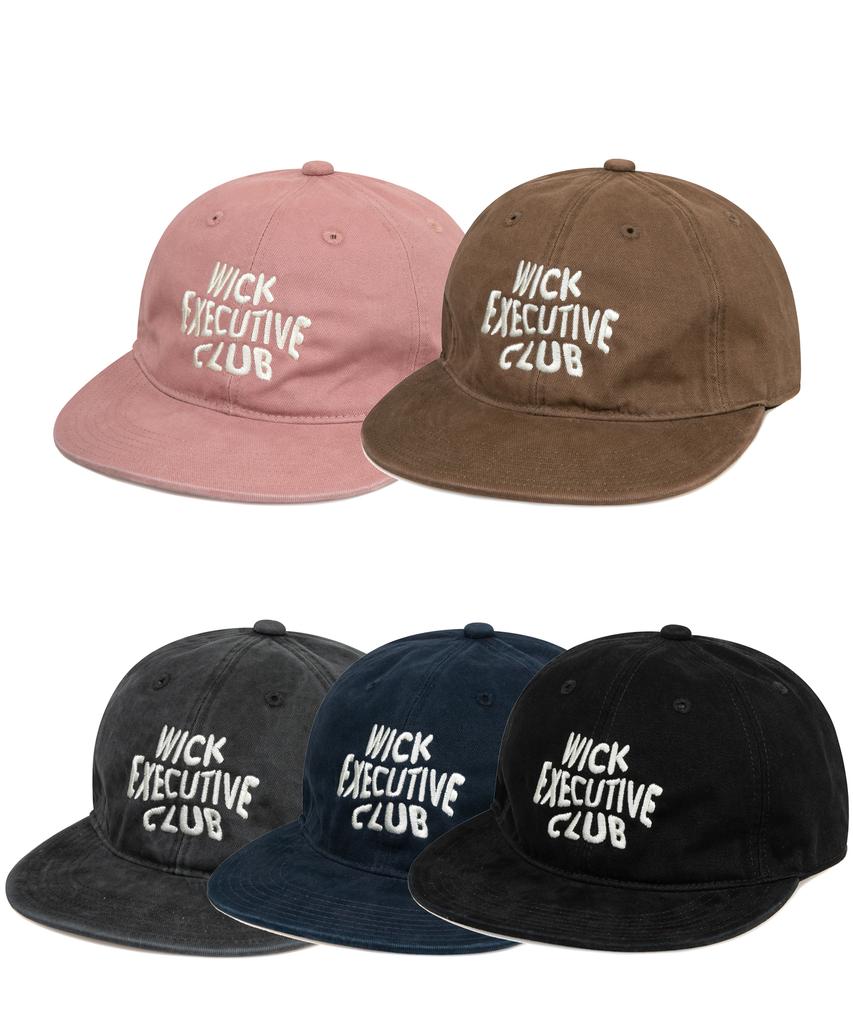 Wig Executive Club Wave Smoke Wash Flat Cap