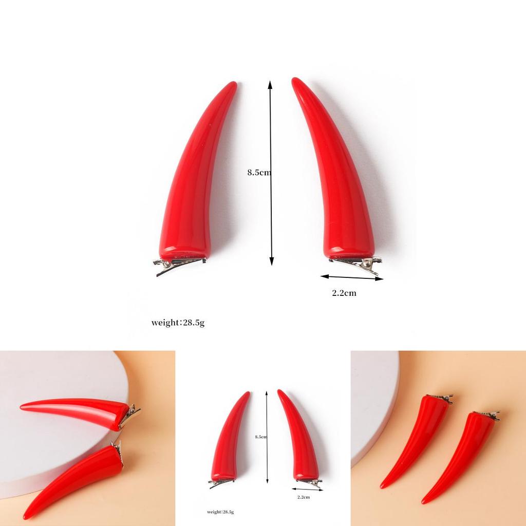 Chainsaw Man Cosplay Hair Accessories With Resin Horns For Fans And Collectors