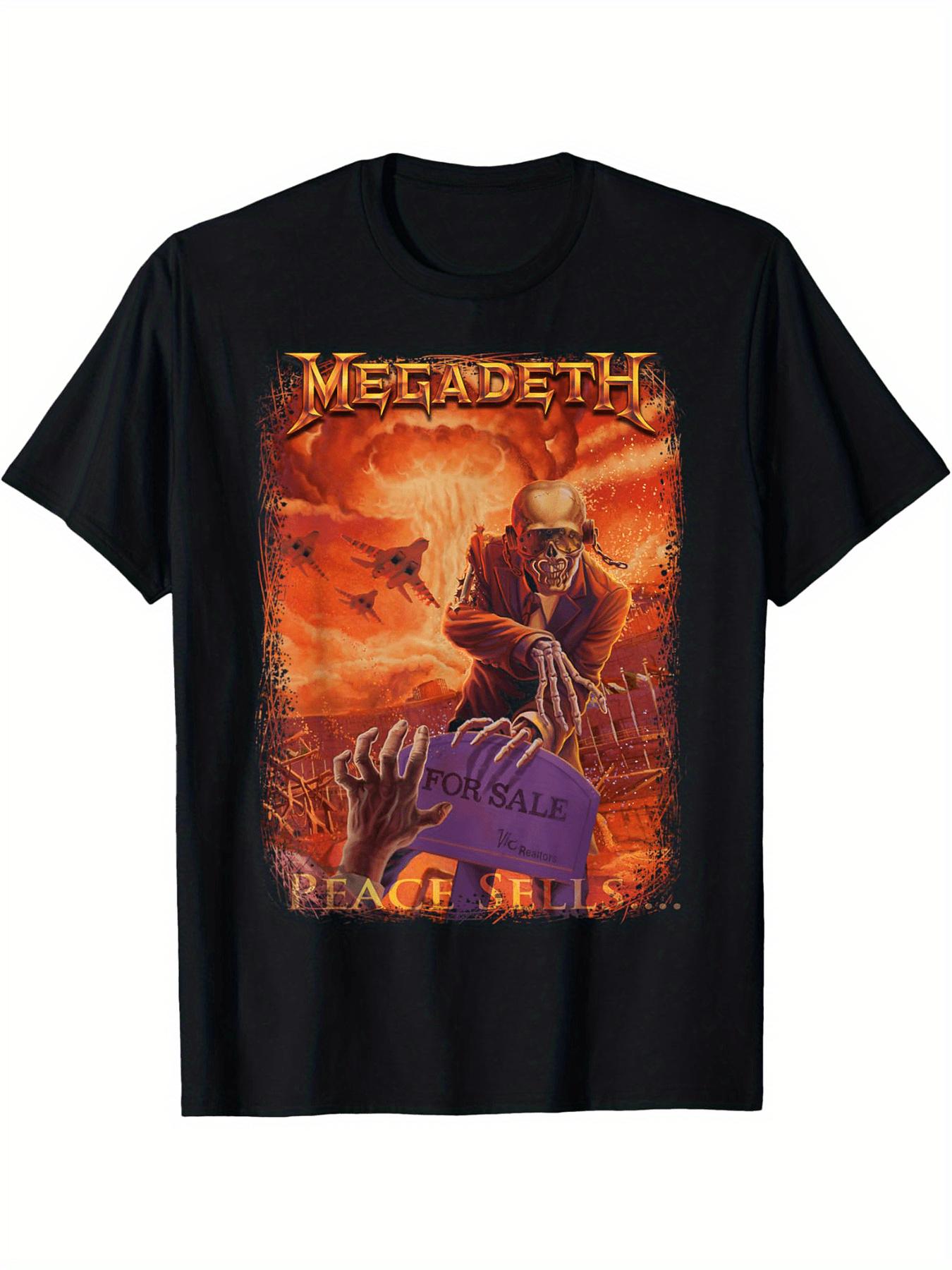 Megadeth-Inspired Skeleton Realtor T-shirt - Soft S