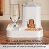 Integrated Bowl,type Automatic Feeding Water Dispenser, Automatic Water Supply, No Battery Required, Easy To Clean, 2,in,1 Pet Feeder
