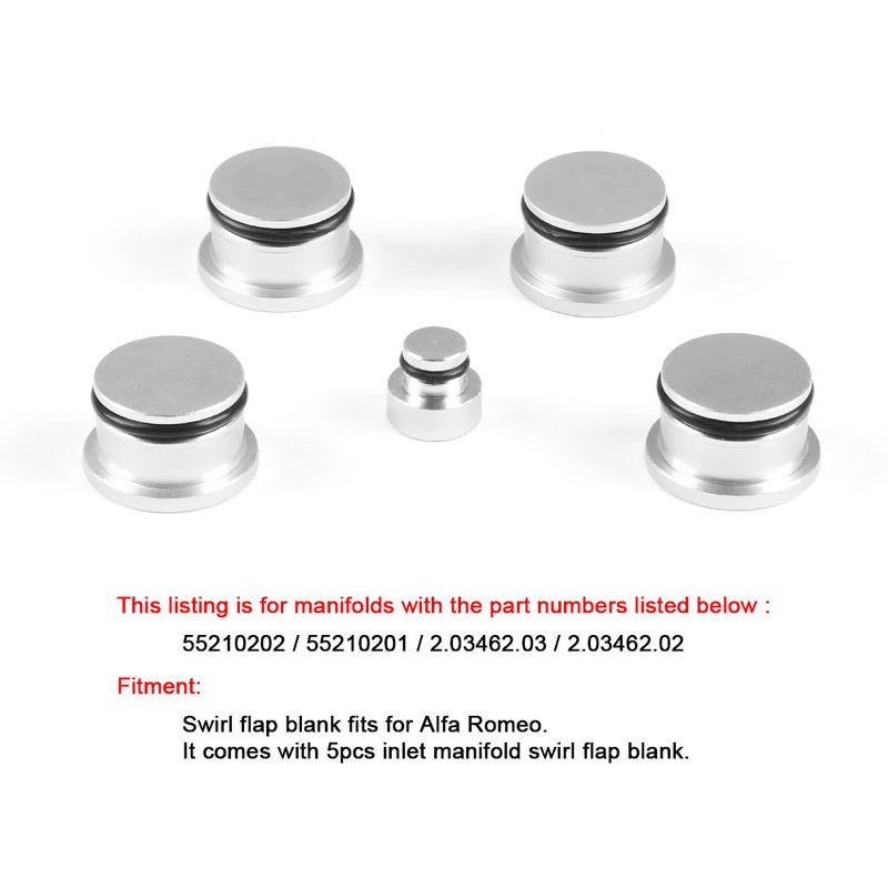 Inlet Manifold Swirl Flap Blanks For Alfa Romeo Fiat Vauxhall SAAB 1.9 Z19DTH