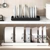 Space Saving Under Cabinet Storage Rack For Cookware Expandable Pots and Pans Organizer With Adjustable Dividers