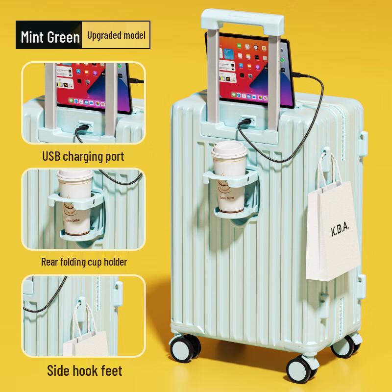 Kuai Chi 24-inch Hardside Luggage