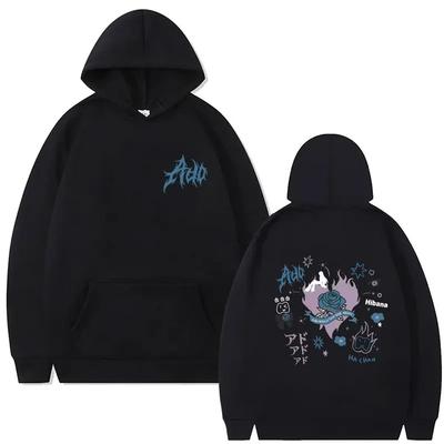 Ado Wereldtour Hibana Hoodie Heren Dames Kleding Mode Japanse Stijl Pullover Man Casual Katoen Vintage Hoodie Trainingspak