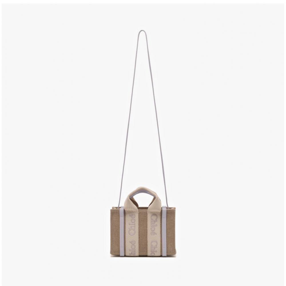 Chloe Chc24up237l17 084 Woody Mini Henkeltasche