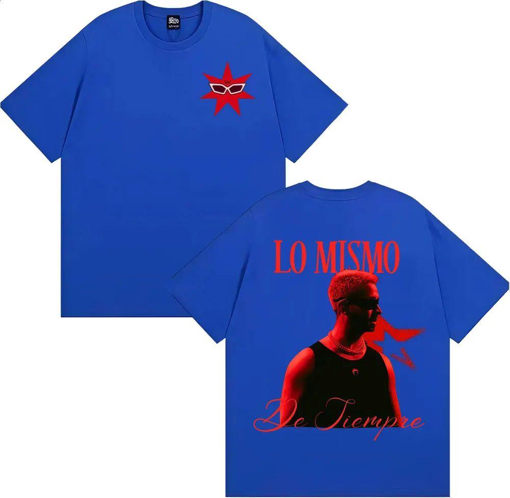 Fashion Retro Short Sleeve Mora Lo Mismo De Siempre 2025 Album Merch T Shirts Men Women T-shirt Cotton Comfort Oversized T Shirt