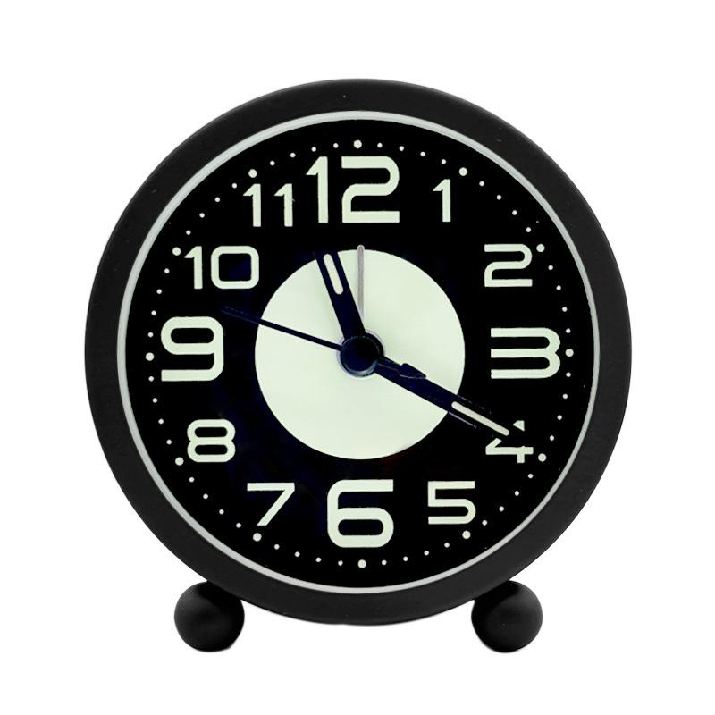 New Metal Silent Alarm Clock Large Digital Environmentally Friendly and Simple Children's Bedroom Desktop Alarm Clock