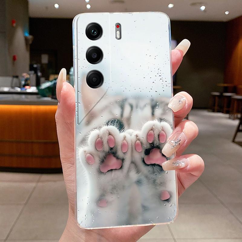 For Tecno Camon 40 Pro 4G 5G CM6 CM7 CM5 Silicone Luxury Dragon Cute Cool Boys Girls Transparent Phone Case Camon40 40Pro Cover