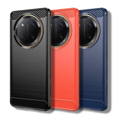 For Honor X60 Pro Case For Honor X60 Pro Cover 6.78 Inch Carbon Fiber Shockproof Silicone Bumper For Honor X60 Pro