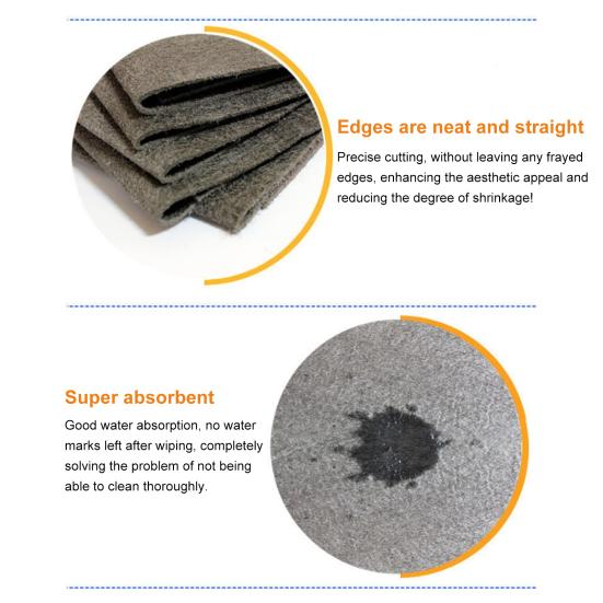 2/4 Stück Putzlappen Schnell Saugfähig Wiederverwendbar Wischtuch Tiefenreinigung Schnell Trocknend Fensterputzlappen