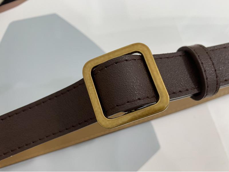 Buckle Square Unique Womens Belt For Fashionable Looks Simple And Design Versatile