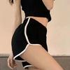Women Shorts Loose A-line Comfortable Quick Dry Elastic Waist Dress Up Thin Summer Sporty Workout Shorts Women Clothing