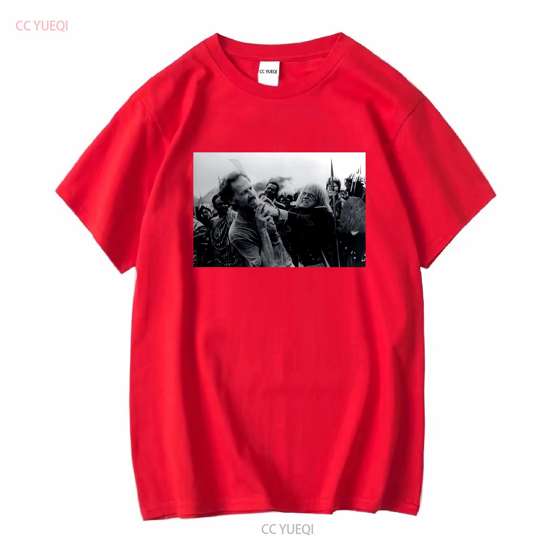 Вернер Херцог Клаус Кински Футболка с длинным или коротким рукавом винтажная с графикой вываренная мягкая уличная одежда дышащая модная слегка S