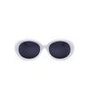 Mitaseongeullaseu Palawan Sunglasses Mt002692C23 White