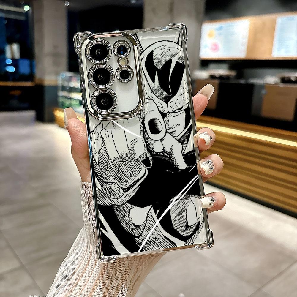 Dragons Balls God Goku Cell Anime Funda For Samsung S26 Ultra Phone Case For Galaxy S25 FE S26 S24 S23 S22 S21 Ultra Plus Cover