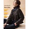 Women's Wool Blend Workwear Short Down Jacket